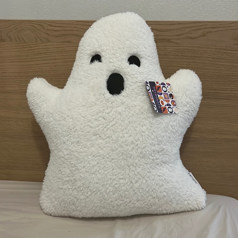 White Ghost Pillow
